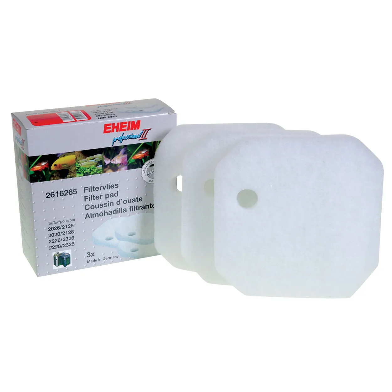 Eheim Pro II 2026 & 2028 White Pads 3 Pack
