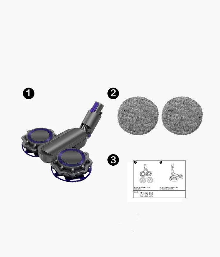Electric Mop Head Electric Floor Brush Suction And Drag One