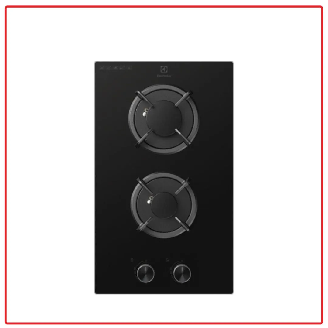 Electrolux EHG3241BC 31cm UltimateTaste 300 Built-in Gas Hob with 2 Cooking Zones