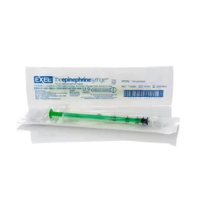 Epinephrine Syringe SnapMedical™ 0.5 mL Luer Lock Tip Without Safety - Snap Medical Industries LLC  Mfr# 71923000-00