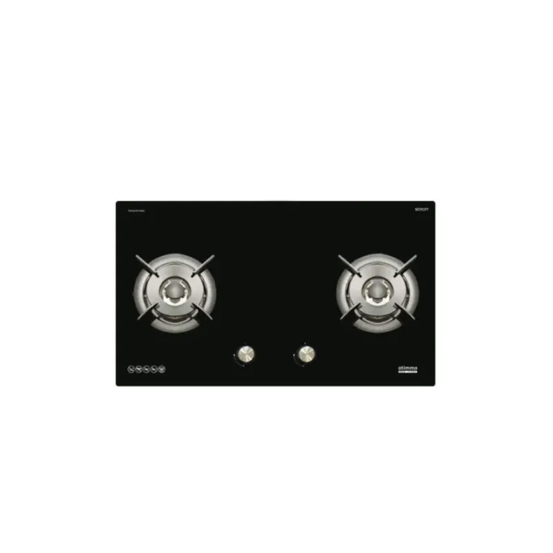 Europace ECH9188A 90CM Premium T-Chimney Hood   EBH6291S 2 Burner 90cm Gas Cooker Hob (Schott Glass)