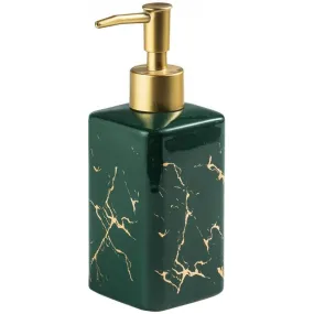FabSeasons Black Matte Design Ceramic Soap Dispenser, 320ML
