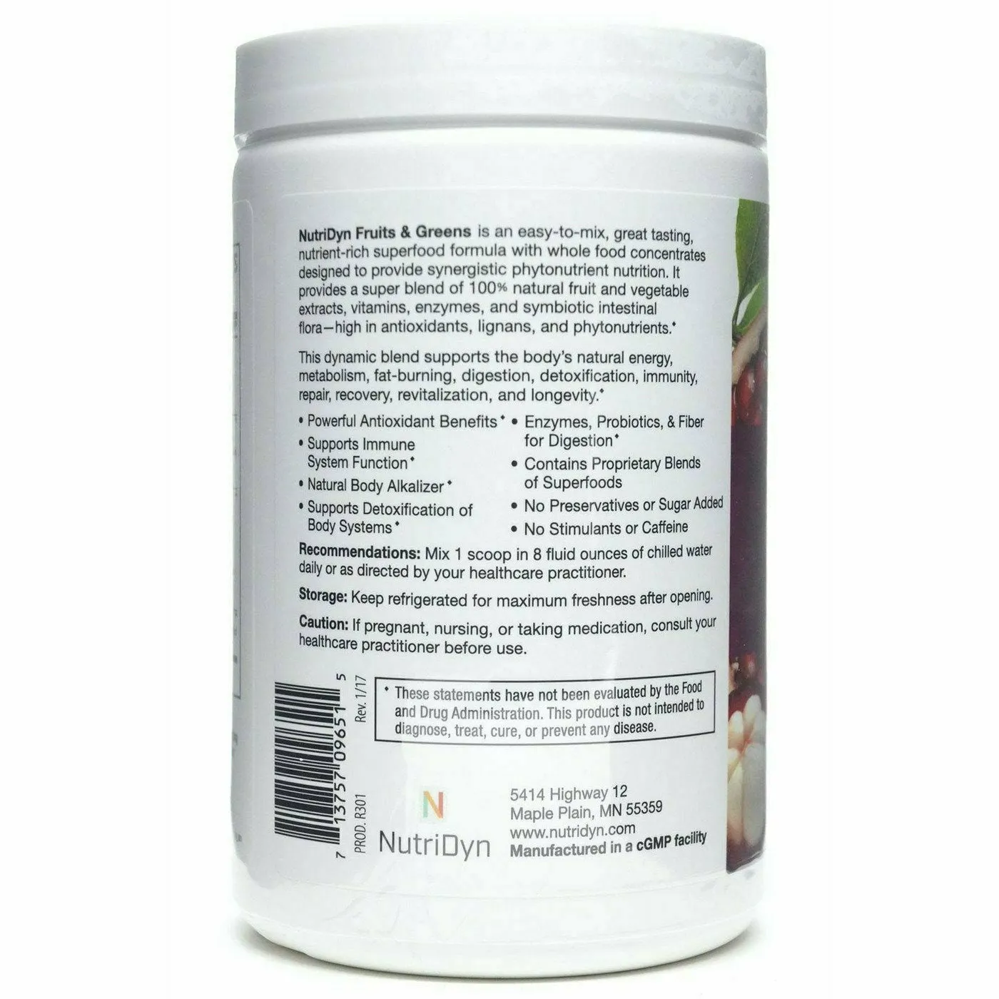 Fruits & Greens Berry Flavor by Nutri-Dyn