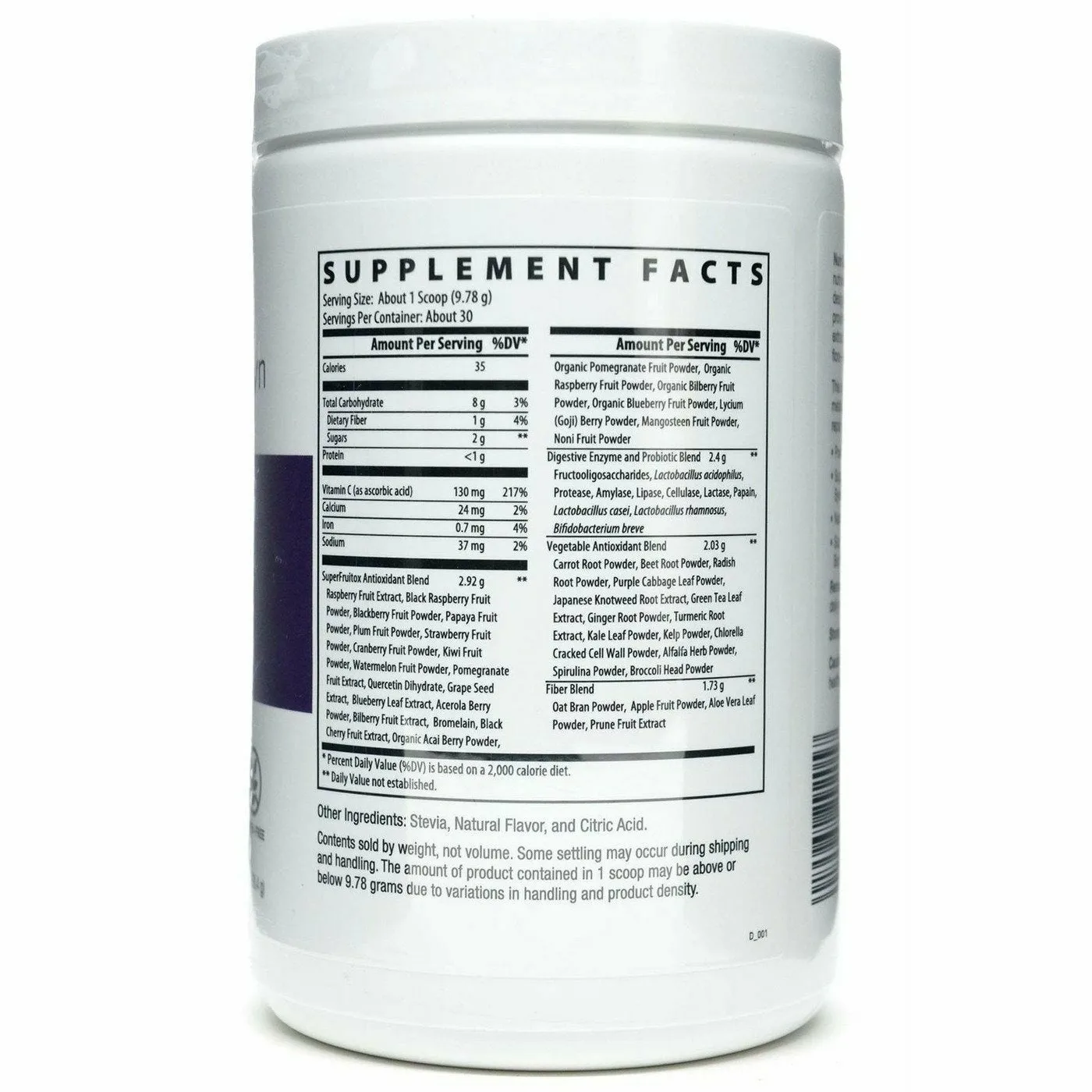 Fruits & Greens Grape Flavor by Nutri-Dyn
