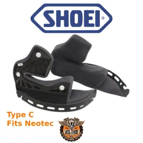 Genuine SHOEI Neotec Cheek Pads - Type C - 31mm 35mm 39mm