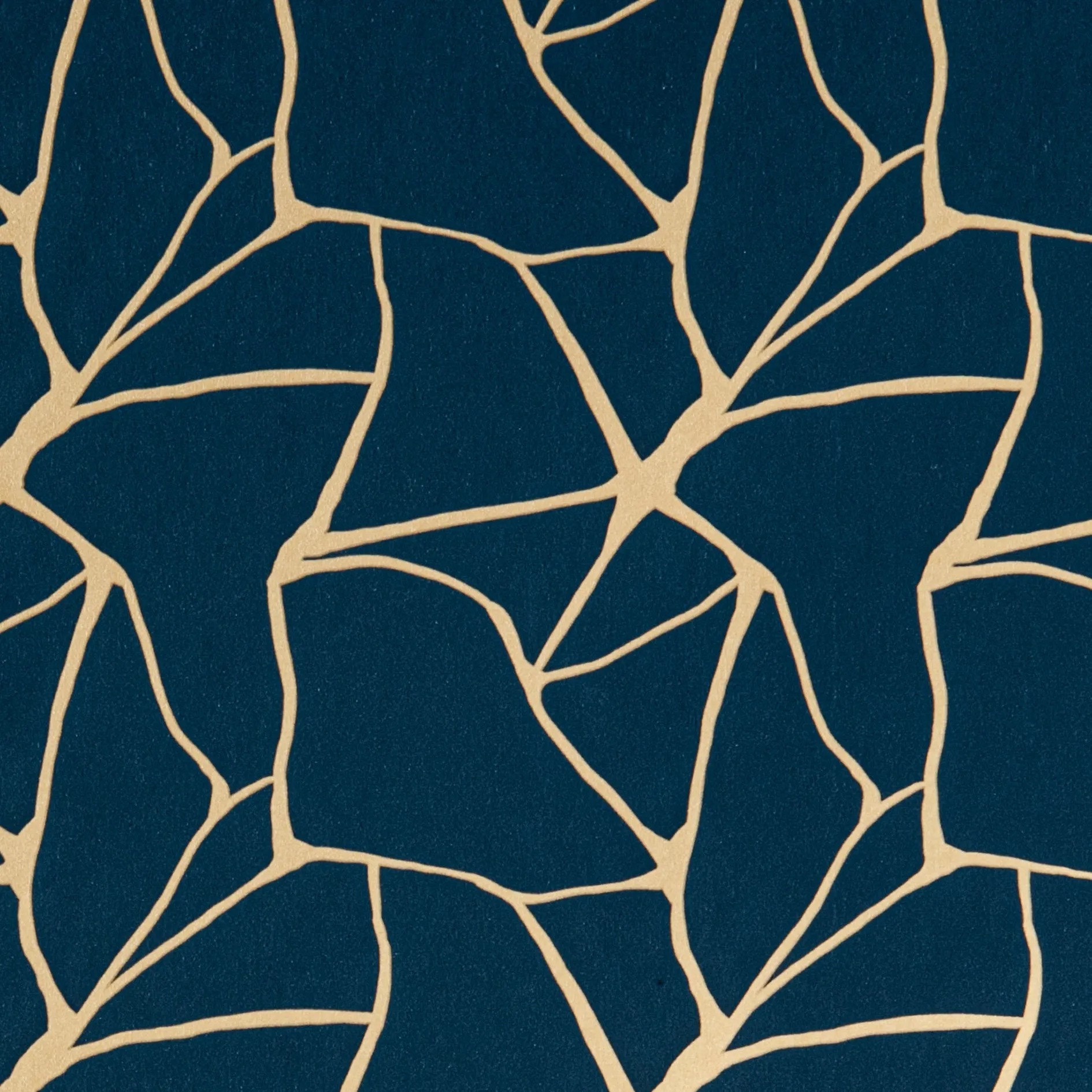 Glaze Navy and Gold Counter Roll