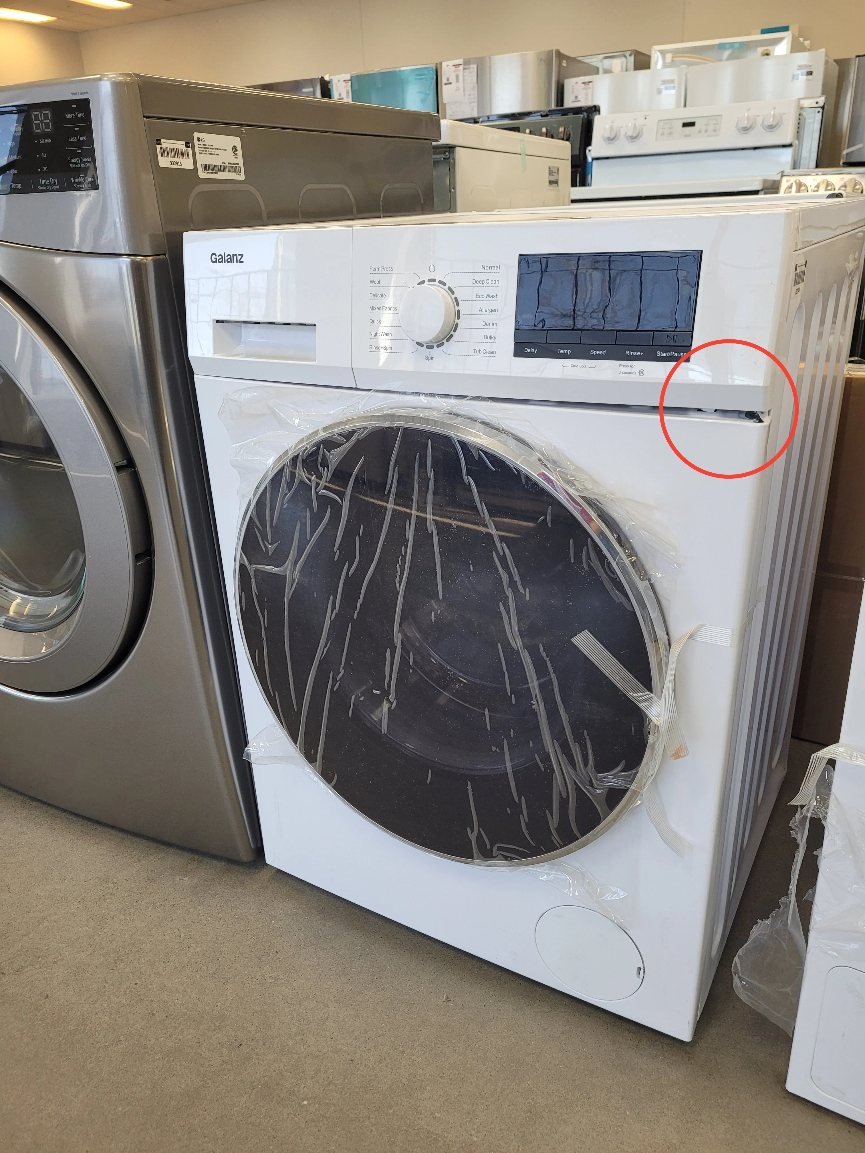 GLFW22WEA5A - WASHERS - Galanz - Front Loading - White - Open Box