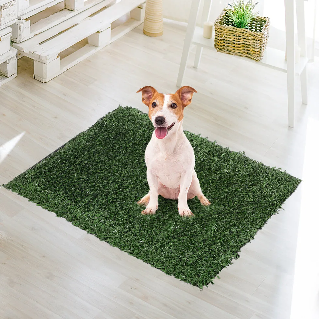 Grass Potty Dog Pad Training Pet Puppy Indoor Toilet Artificial Trainer Portable - Green Large
