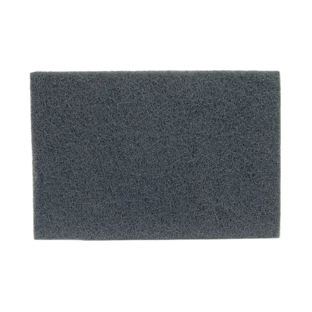 Hand Pad - Norton Bear-Tex 746 Gray Non-Woven Medium Grit 6" x 9" 66261074600