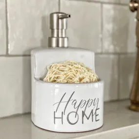 Happy Home Soap Dispenser w/Sponge