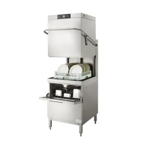 Hobart AMTL-2 Two Level Door-Type Dishwasher With Electric Sump Heat