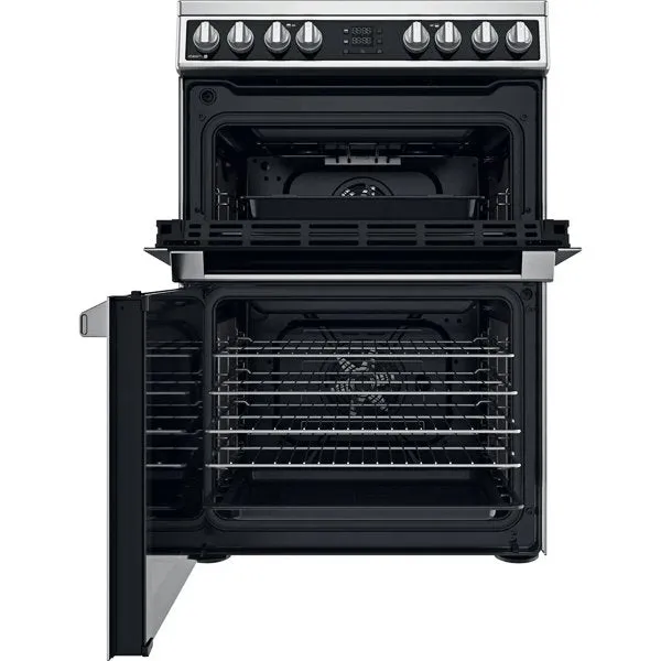 Hotpoint HDM67V8D2CX UK Electric Double Cooker Inox