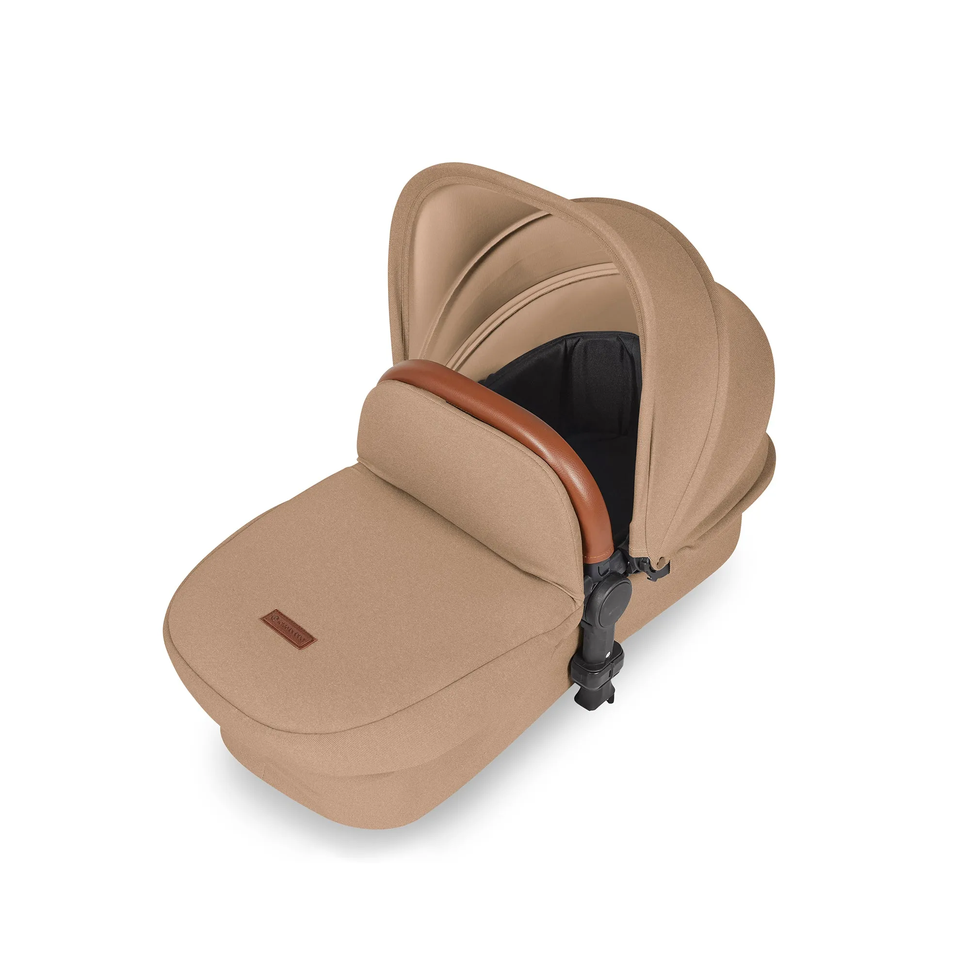 Ickle Bubba Stomp Luxe All-in-One I Size Travel System With Isofix Base (Stratus) Desert on Black