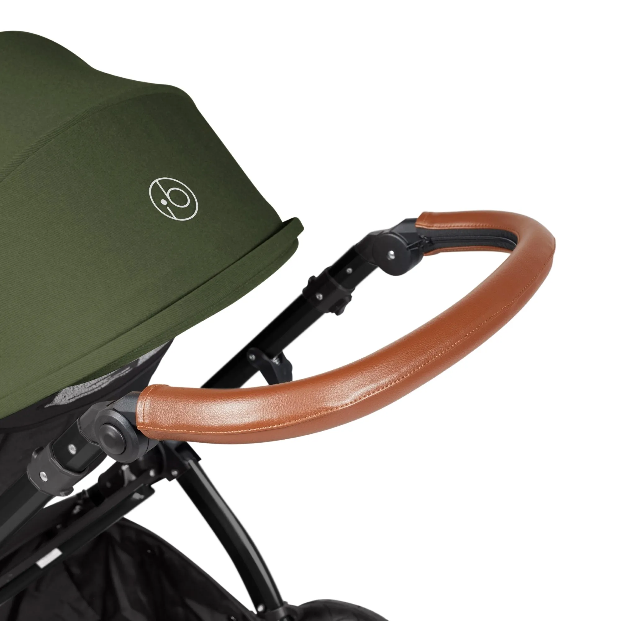 Ickle Bubba Stomp Luxe All-in-One I Size Travel System With Isofix Base (Stratus) Woodland on Black