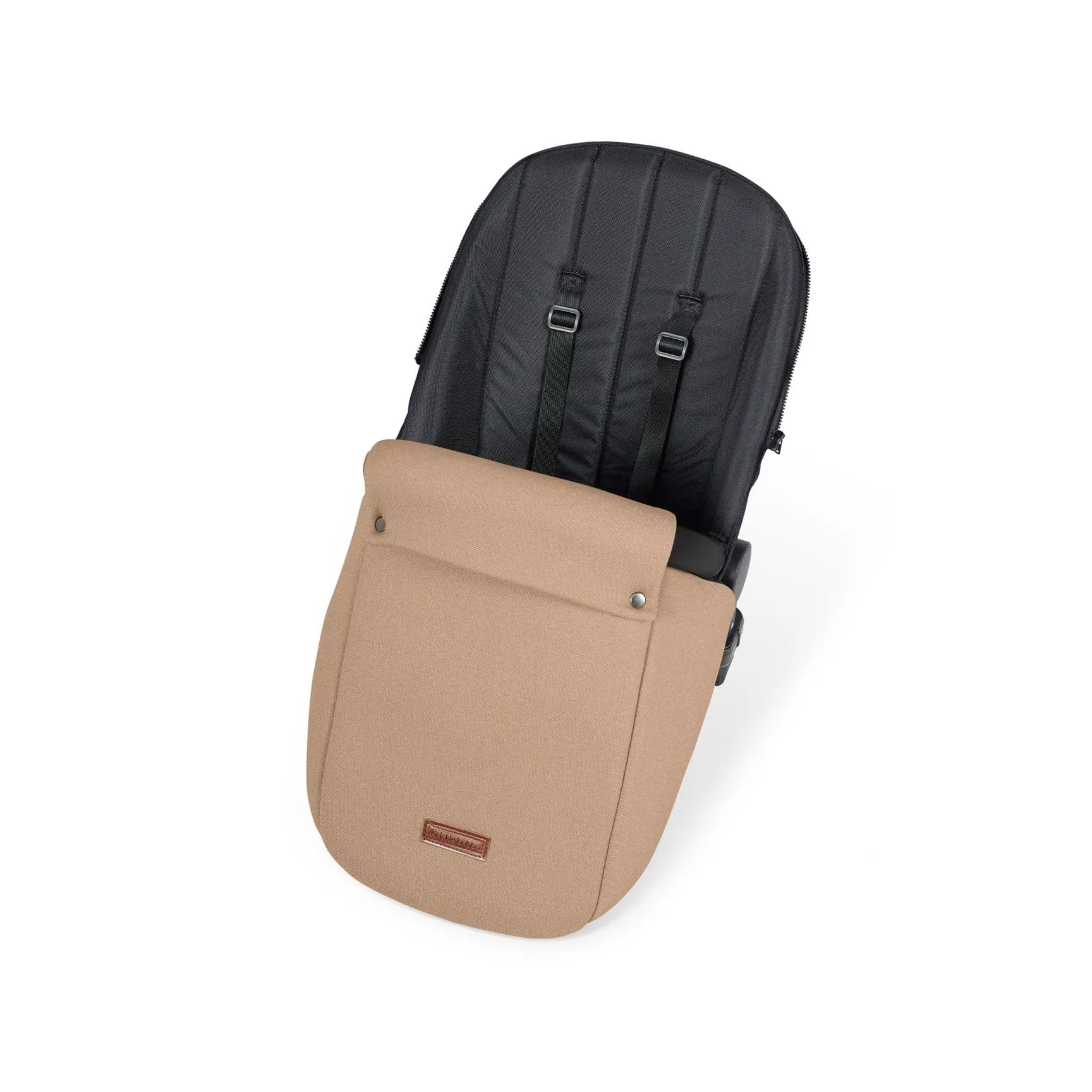 Ickle Bubba Stomp Luxe All-in-One Travel System with Isofix Base in Silver/Desert/Black