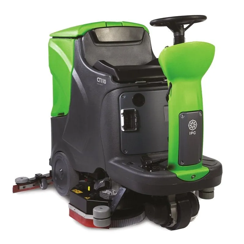IPC Eagle CT110 Compact Ride-On Automatic Floor Scrubber (32" Scrub Deck) - 29 Gallons