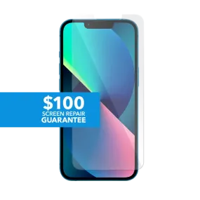 iPhone 14 Plus / 13 Pro Max Tempered Glass with $100 Screen Repair Guarantee