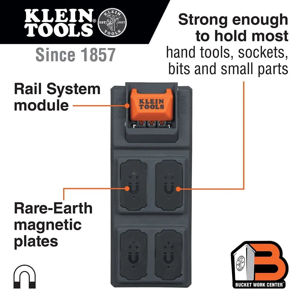 Klein Magnetic Tool Storage Module, Rail System - BC504C