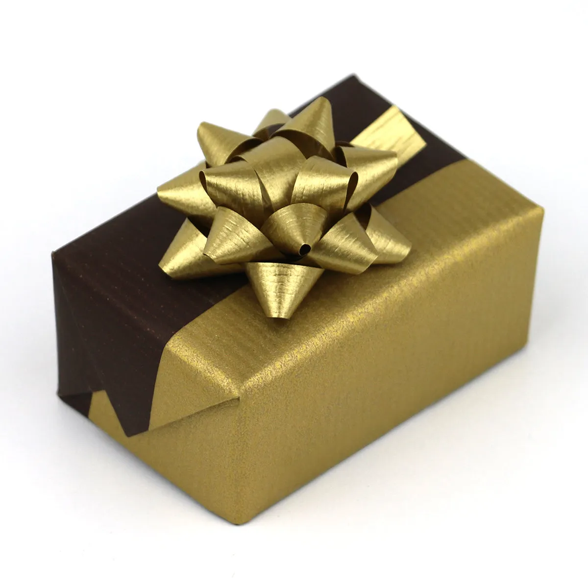Kraft Colours Double-sided Counter Roll - Chocolate Brown/Gold