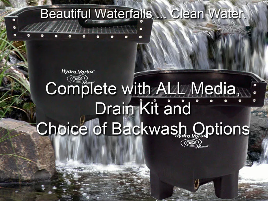 Large Waterfall Filter - Dolphin Hydro Vortex™ with 25" Waterfall
