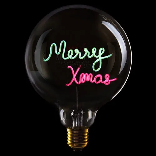 LED Filament Bulb Merry Xmas