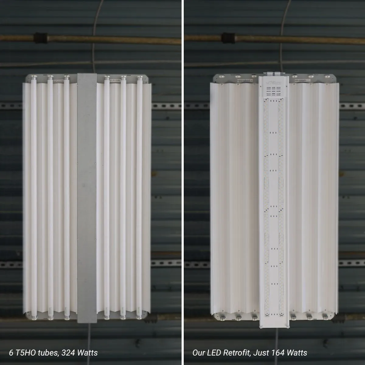 LED Retrofit for T5/T8/T12 Fluorescent High Bays - Very High Output