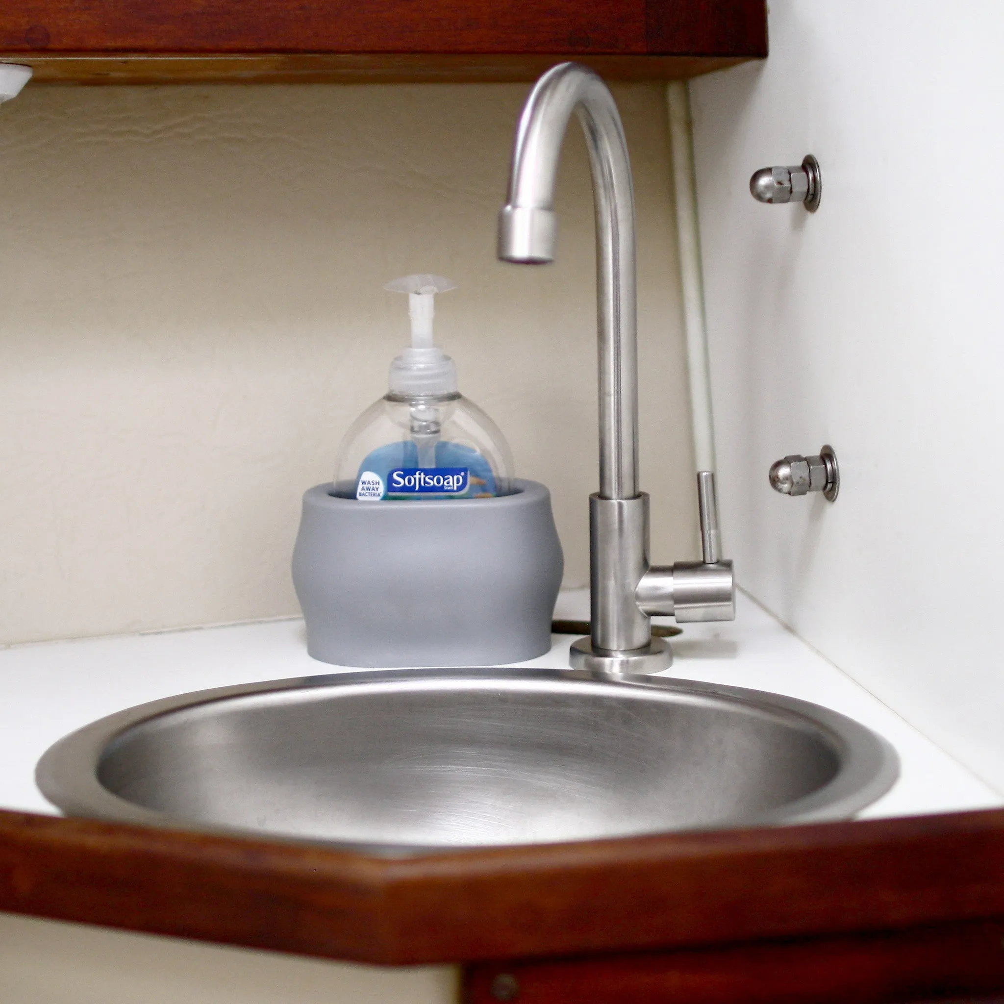 Liquid Soap Bottle Dispenser Holder for Boat & RV