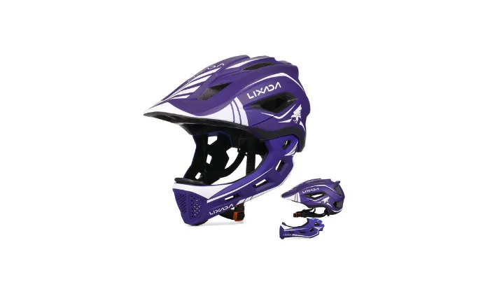 Lixada Kids Detachable Full Face Helmet