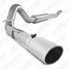 MBRP 4" Cat Back, Single Side (Stock Cat) Exit, T409 03-07 Powerstroke