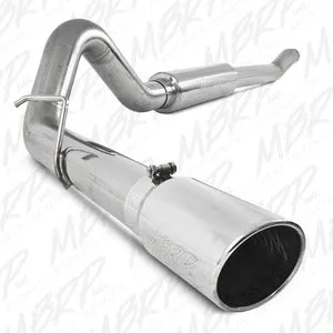 MBRP 4" Cat Back, Single Side (Stock Cat) Exit, T409 03-07 Powerstroke