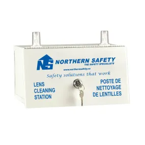Metal Station with Key and Lock, 2x 500ml lens cleaner and 1 box of tissue