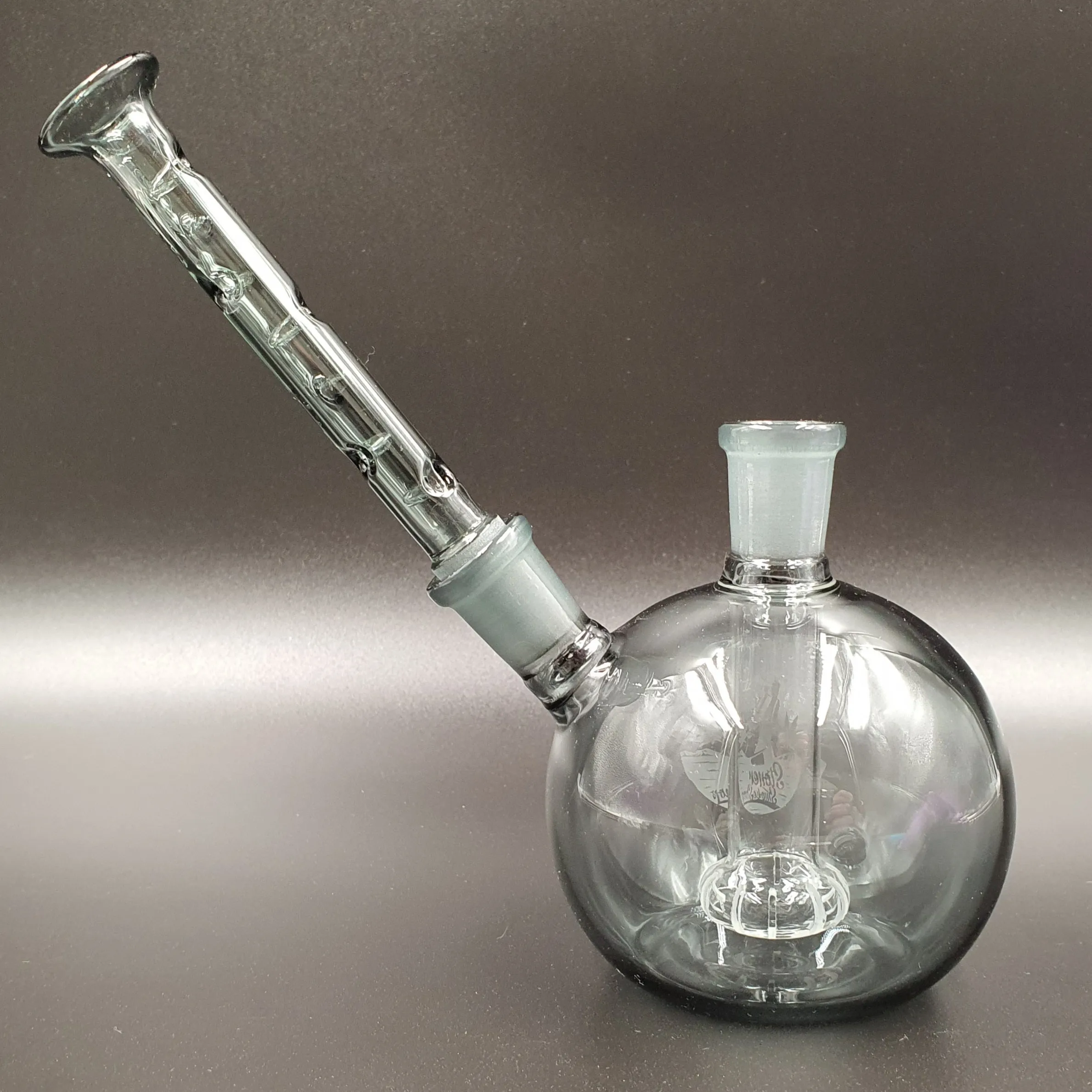 Mini Globe Perc. - Mini Bubbler - Dark Glass