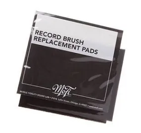 MoFi Mobile Fidelity Record Cleaning Brush Replacement Pads - PAIR