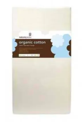 Naturepedic Organic Cotton Classic 150 Seamless 2-Stage Crib Mattress