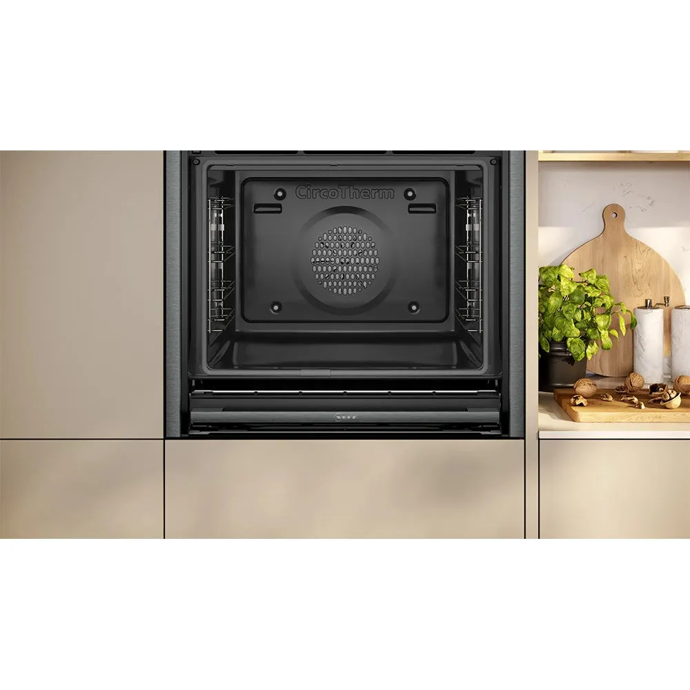 Neff N90 71L Built-In Electric Single Oven - Graphite Grey | B64CS71G0B