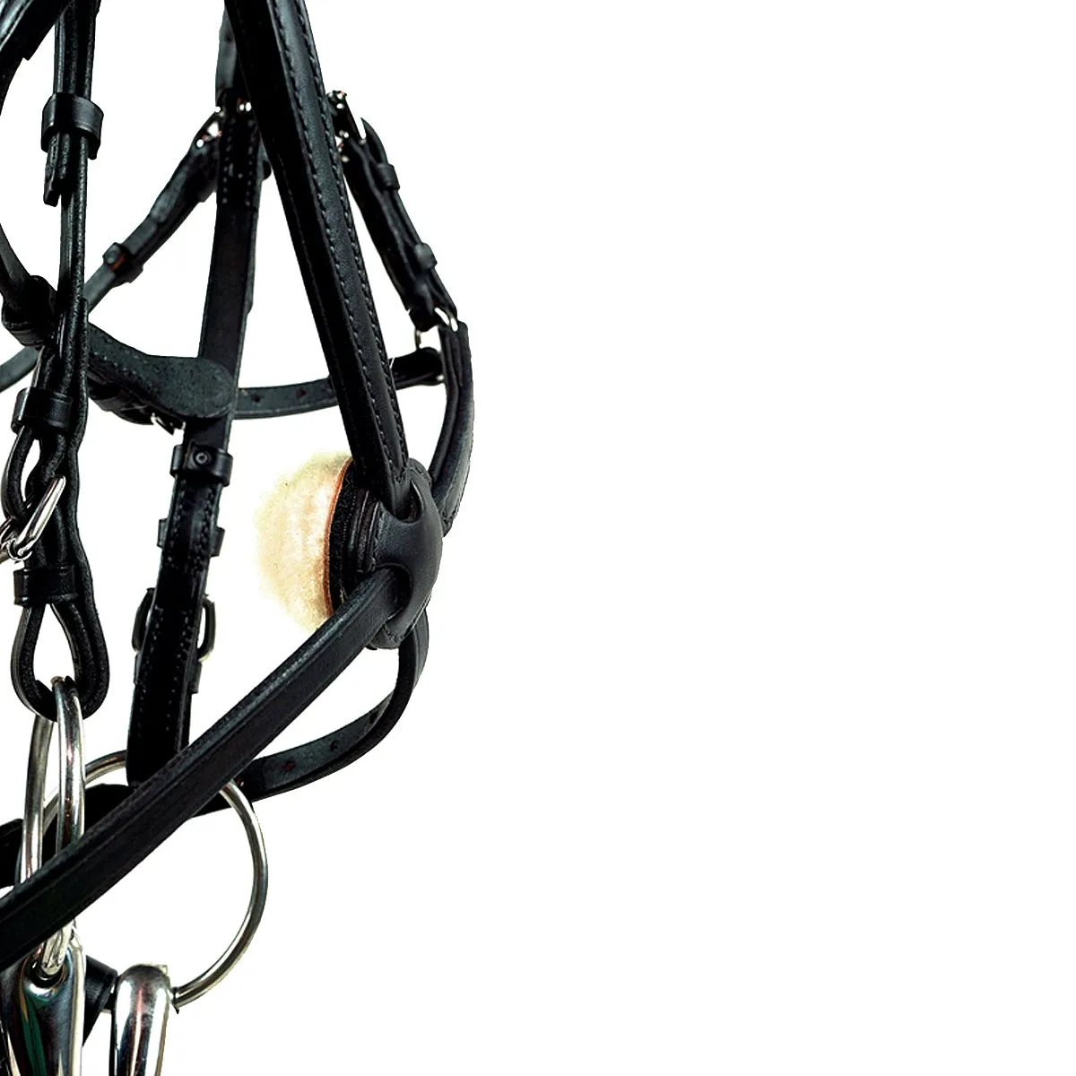 Nunn Finer Padded Figure 8 Noseband with Interchangeable Button Pieces