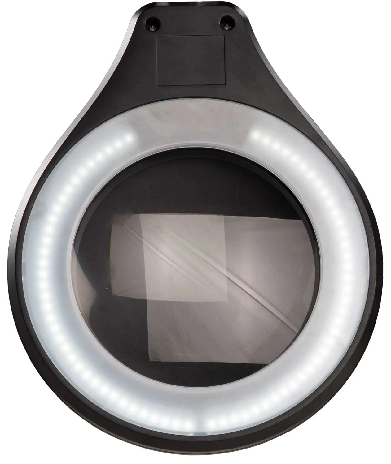 OC White ALRO6-45-5D-W Accu-Lite&trade; LED Magnifier with 6" Round, 5 Diopter Lens & Edge Clamp, White