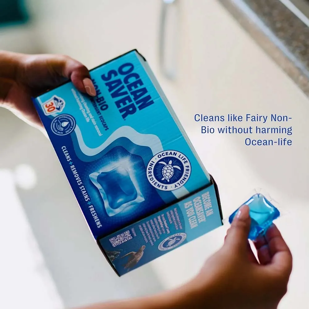 OceanSaver Non-Bio Laundry Detergent Capsules (34 Washes)