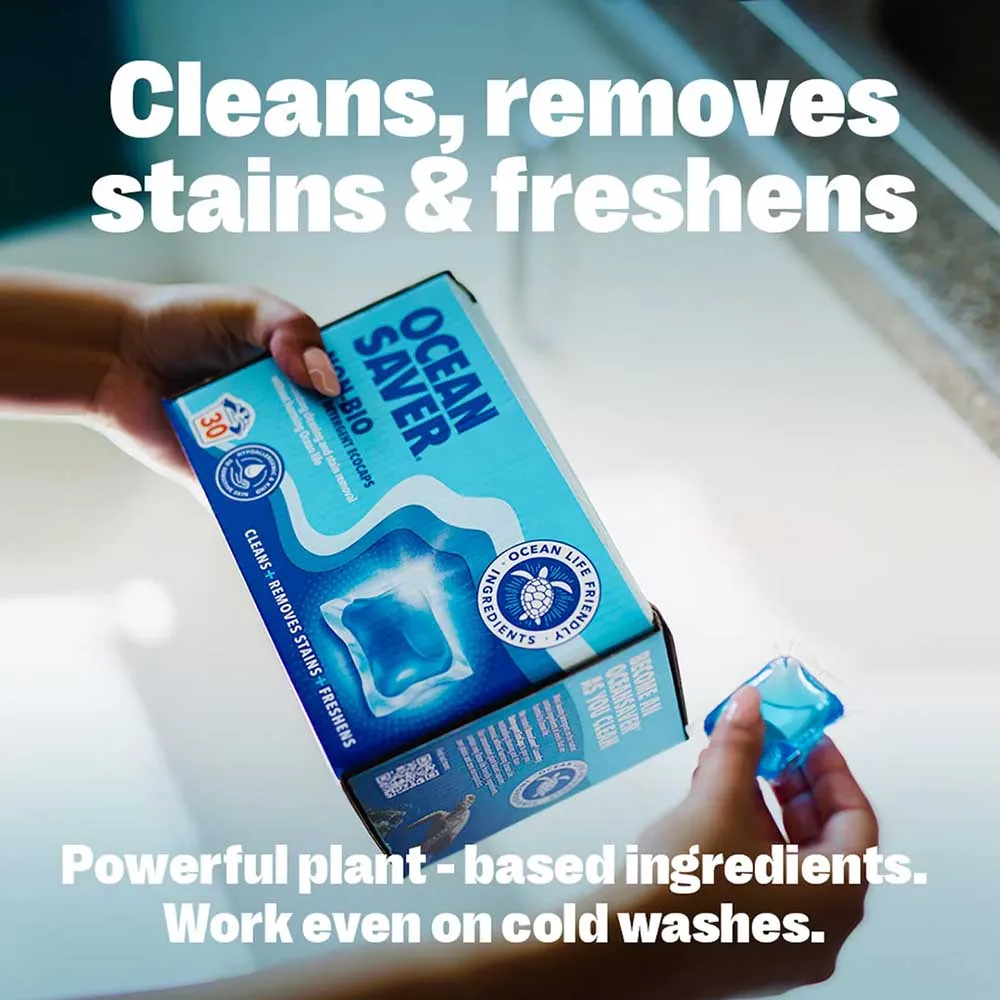 OceanSaver Non-Bio Laundry Detergent Capsules (34 Washes)