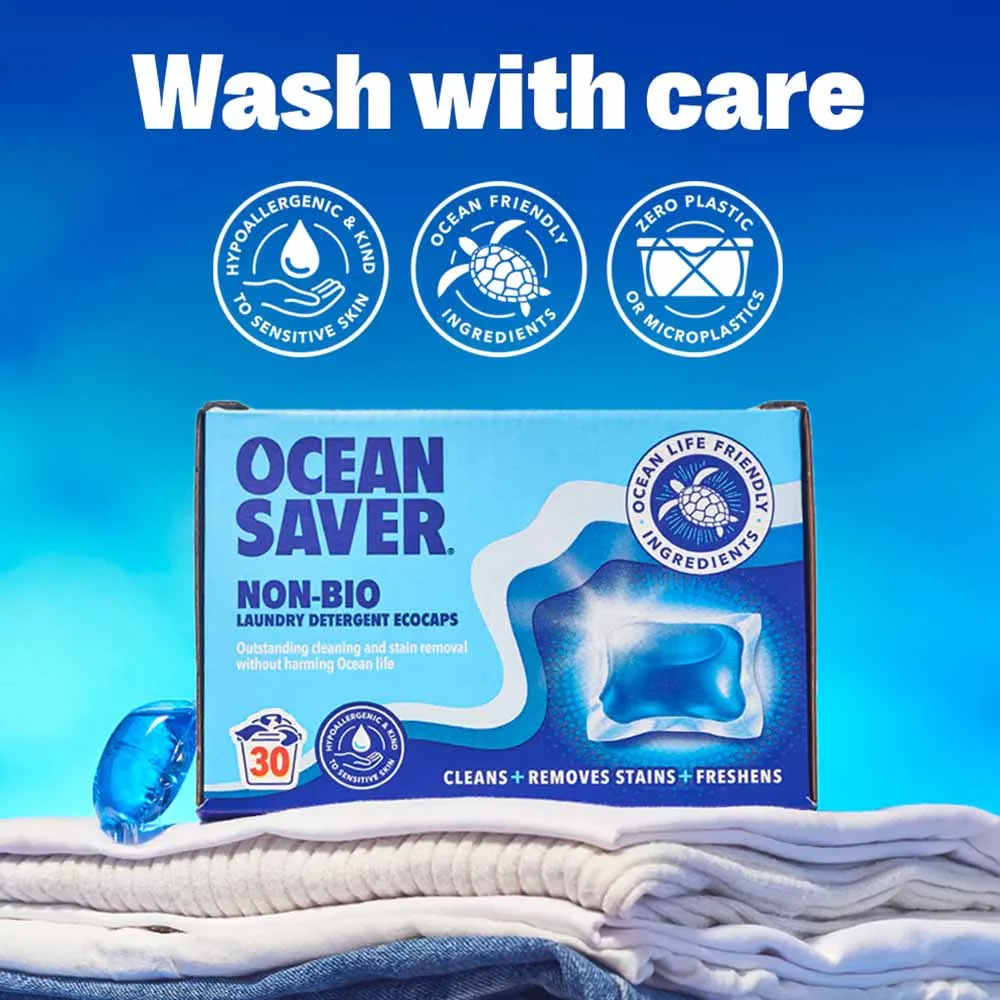 OceanSaver Non-Bio Laundry Detergent Capsules (34 Washes)