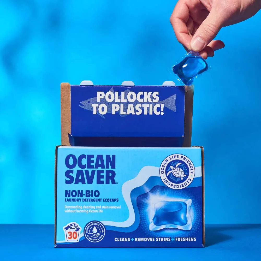 OceanSaver Non-Bio Laundry Detergent Capsules (34 Washes)