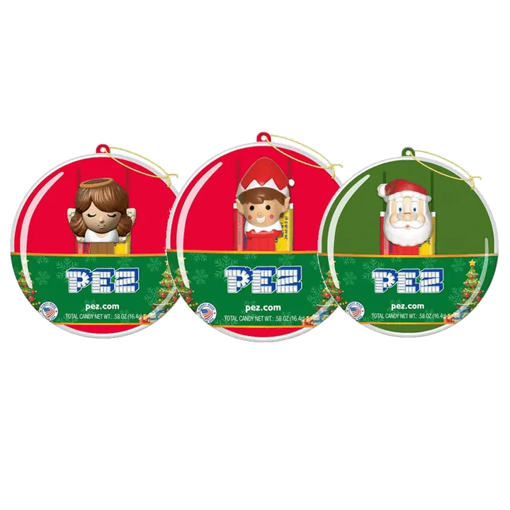 Pez Christmas Ornament with Mini Dispensers