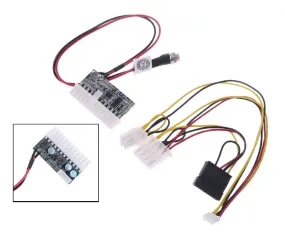 Pi ® (PiPlus®) 24Pin 160W DC 12V Pico ATX Switch PSU Car Auto Mini ITX High Power Supply Module