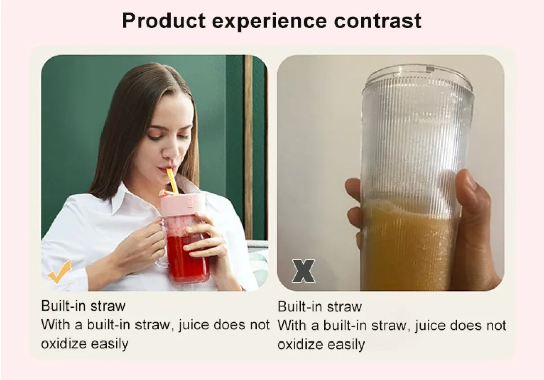 Portable Mini Juicer Blender Jar