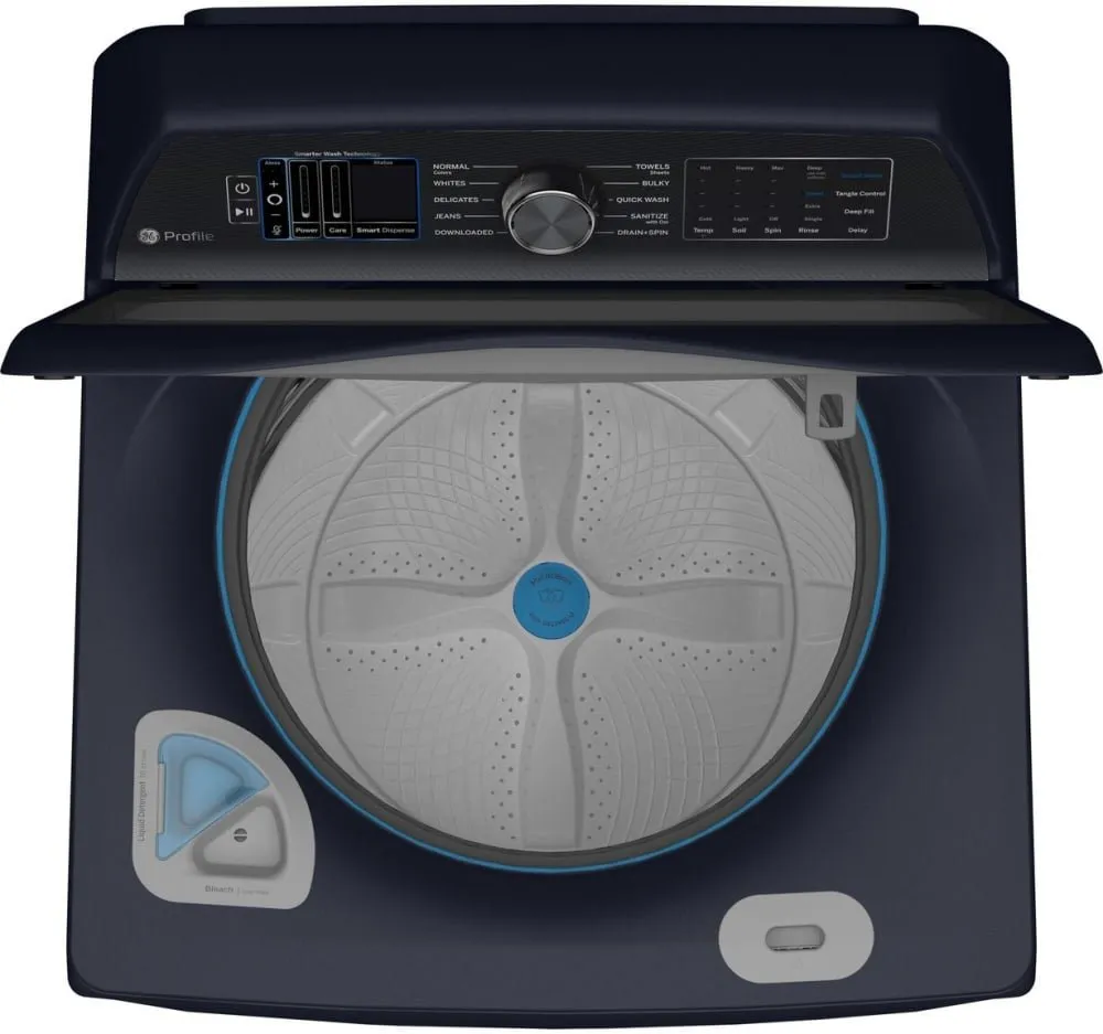 PTW900BPTRS - WASHERS - GE Profile - Top Loading - Sapphire Blue - Open Box