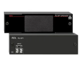 RDL RU-SP1 2 Watt Speaker - 1/3 Rack Mount