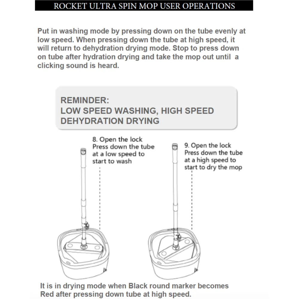Rocket Ultra Spin Mop