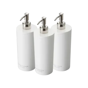 Round Dispenser Bundle - Shampoo, Conditioner, and Body Soap