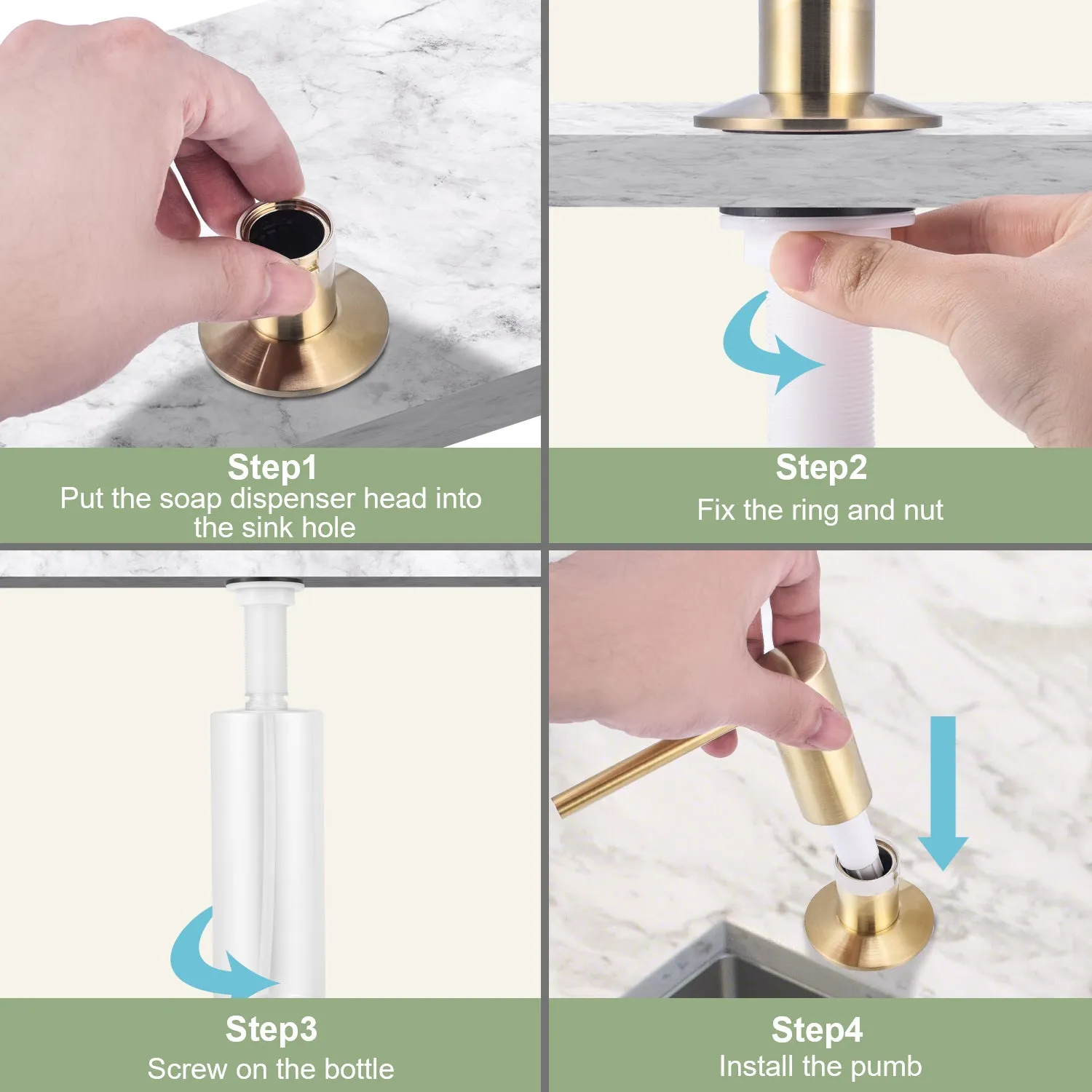 Samodra Sink Soap Dispenser F026 with Bottle