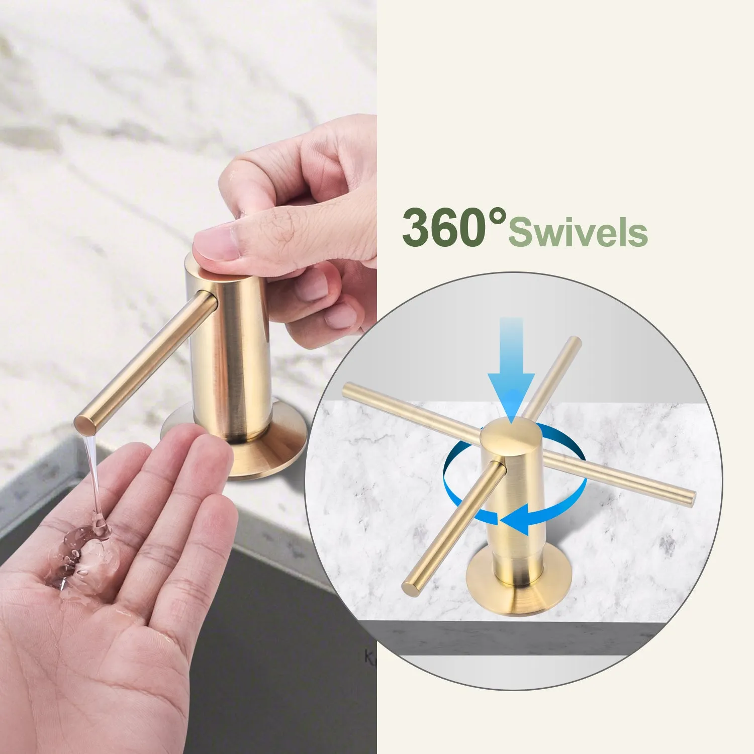 Samodra Sink Soap Dispenser F026 with Bottle